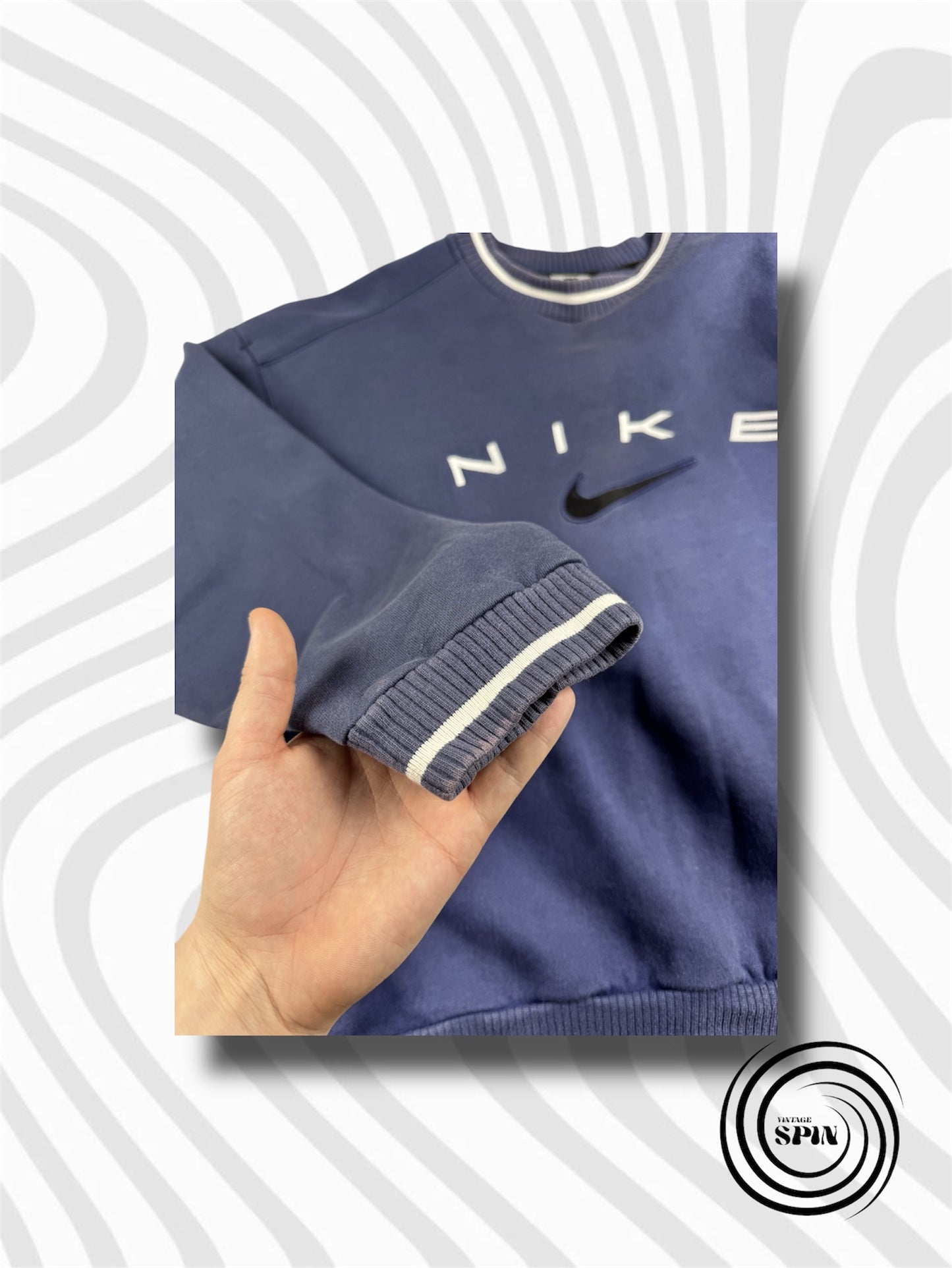 Vintage Nike Spellout Pullover L
