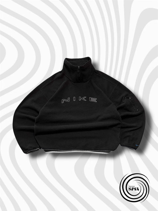 Vintage Nike Spellout Fleece Pullover L